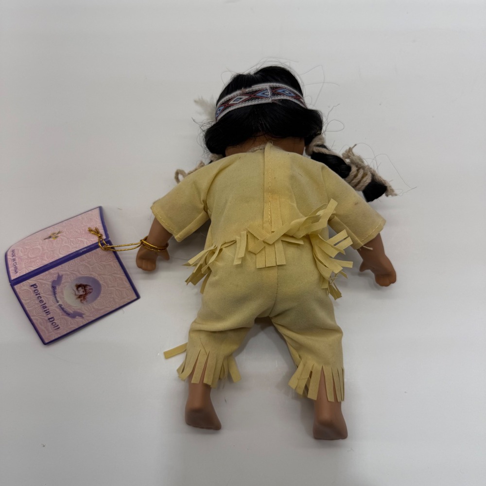 Goldenvale Collection Eliza Porcelain Doll Limited Edition 2000 Tan Fringed 8.5" - Picture 4 of 6